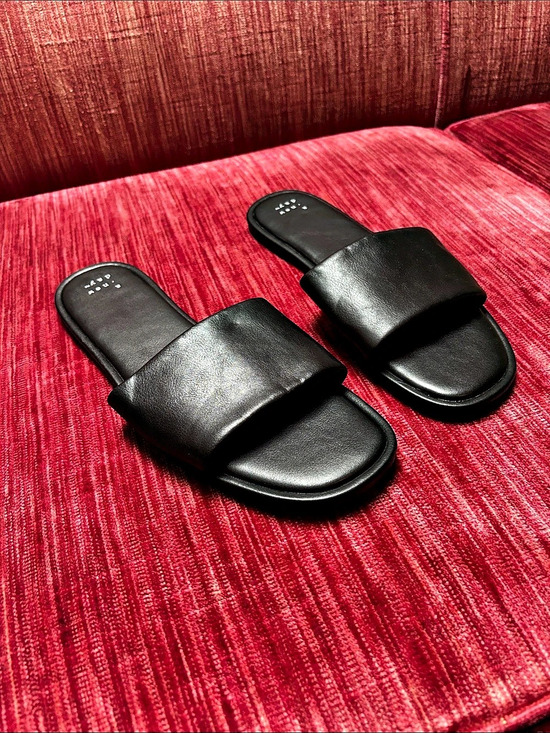 a new day Shoes - A New Day Black Slide Sandals